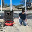 Camera inspectie endoscop, Monitor mare color HD 9”, Lungime cablu 50 m, IP68, 12xLed, unghi 145°, Zoom digital 3x