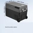 Frigider auto cu compresor, 35 l, Functie de producere cuburi de gheata, 730 x 420 x 480 mm, 12/24 V DC, 110-240 V AC, -20 ℃ pana la 20 ℃