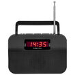 Radio portabil cu ceas, Memorare 20 posturi de radio, 5 W, Antena telescopica