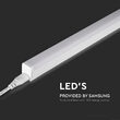 Corp de iluminat comercial T5, 16 W, Lungime 120 cm, 6400K, IP20, CIP Samsung