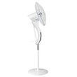 Ventilator cu picior si telecomanda, Teesa 3 viteze, Timer, Alb, 50 W, Miscare de oscilatie, Inaltime reglabila 133 cm, Diametru 44 cm