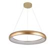 Pendul led 48 W, 2900 lm, 180-240V, Auriu, IP20, 120 x 60 cm, Aluminiu/Otel/Silicon