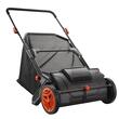Colector mecanic de frunze/iarba, 90 l, Latime 53.5 cm, 2 roti, Inaltime reglabila