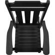 Scaun balansoar, Negru, 870x710x1100 mm, material HDPE, WaterProof, max 200 kg