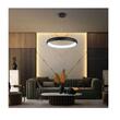 Pendul led 30 W, 21800 lm, 180-240V, Negru, IP20, 120 x 40 cm, Aluminiu/Otel/Silicon