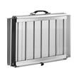 Rampa pliabila si portabila din aluminiu, suprafata aderenta, Capacitate max 360 kg, Dimensiune 610 x 745 x 60 mm