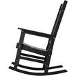 Scaun balansoar, Negru, 870x710x1100 mm, material HDPE, WaterProof, max 200 kg