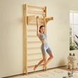 Structura de catarat, fixare pe perete, max 100 kg, 10 x Niveluri, Inaltime 2200 mm, latime 800 mm, Lemn masiv
