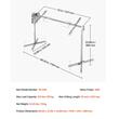 Rotisor electric cu 8 x niveluri de inaltime, 38 W, capacitate maxima 60 kg, Inox