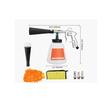 Pistol de curatare cu aer comprimat cu duza rotativa Vortex 100 ml/min, Rezervor 1 l, 6-9.2 bar, 3 x conectori, Husa si perie