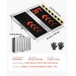 Rampa pliabila si portabila din aluminiu, suprafata aderenta, Capacitate max 360 kg, Dimensiune 610 x 745 x 60 mm
