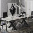 Set 2 picioare pentru mese, Vivatechnix X Industrial, Otel, 71x79 cm, max 1000 kg, reglaj pentru stabilitate