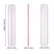 Saltea gonflabila pentru antrenament,Fitness, Yoga,gimnastica, Pompa inclusa, Lungime 6 m, Geanta transport, Roz/Alb