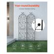 Set 2 suporturi pentru plante agatatoare, 38 x 152 cm, Otel