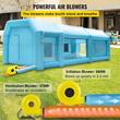 Cabina de vopsit gonflabila, dimensiune 7 x 4 x 2.5 m, 2 x suflanta 370/680 W, Impermeabila, PVC, sistem filtrare
