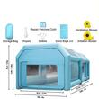 Cabina de vopsit gonflabila, dimensiune 7 x 4 x 2.5 m, 2 x suflanta 370/680 W, Impermeabila, PVC, sistem filtrare
