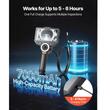 Camera endoscop cu ecran articulat in 4 directii 360°, Zoom 8X, ecran IPS HD de 6", 6 x Led, IP67, cablu 1.5 m