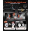 Compresor de aer fara ulei, Portabil, 0.75 kW, 71 l/min, 6.2 Bar, presiune max 8 Bar, Rezervor 6 l