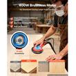 Slefuitor orbital fara perii, 7 x viteze 4000-10000 rpm, putere 400W, 2 x platane 127/152 mm, sac si furtun aspirare