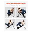 Aparat fitness pentru abdomen, Pliabil, 4 grade de dificultate, 4 unghiuri de inclinare, max 200 kg, Otel Carbon, Afisaj digital parametri