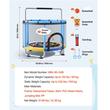 Mini trambulina pentru copii, max 60 kg, Diametru 150 cm, accesorii mingi, inele