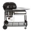 Gratar portabil cu capac si termometru, 4 x roti, 109x79x101 cm, collector cenusa, masa lucru, sertar