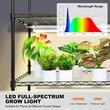 Suport pentru plante cu lampa de crestere 4 x Niveluri, Inaltime 146 cm, 6 x led 180 W, temporizator, 4 x roti