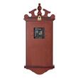 Ceas retro cu pendul, de perete, Lemn pin, Mecanism Quartz, 600 x 260 x 95 mm, Maro