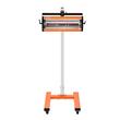 Lampa cu infrarosu pentru uscare vopsea, 1500 W, suprafata coacere 0.32 mp, Inaltime reglabila 300-1500 mm, stativ, 4 x roti