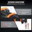Cheie de impact pneumatica, 1 inch, cuplu maxim 3931 Nm, 14 Bar, Aluminiu, 5000 rpm, Ax lung