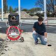 Camera inspectie endoscop, Monitor mare color HD 10.1”, Lungime cablu 100 m, IP68, 12xLed, unghi 145°, Zoom digital 3x