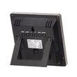 Stație meteo wireless, sincronizare ora DCF, neagra, Interior/Exterior, -20/60 °C, Prognoza meteo