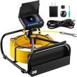 Camera inspectie endoscop Vevor Profesional, Monitor HD 4.3”, Lungime 50 m, IP68, Led, pentru conducte