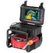 Camera inspectie endoscop, Monitor mare color HD 10.1”, Lungime cablu 50 m, IP68, 12xLed, unghi 145°, Zoom digital 3x
