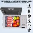 Frigider auto cu compresor, 1 x zone racire, 25 l, Ecran LED si control Bluetooth, 586 x 320 x 370 mm, 12/24 V DC, 110-240 V AC, -20 ℃ pana la 20 ℃