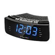 Radio FM, Afișaj LCD, ceas cu alarmă dublă, sleep timer, amânare alarma