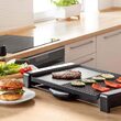Gratar electric 2300 W, suprafata anti-aderenta, Mâner izolat termic