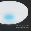 Plafoniera led cu senzor de miscare, Rotunda 15 W, IP20, 1300 lm, culoare lumina 3 in 1, diametru 250 mm