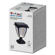 Lampa solara, 2 W, Exterior IP65, Negru, 110 lm, Lumina calda