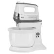 Mixer cu bol rotativ 3.4 l, Grey 500 W, 5 trepte de viteza, functie turbo