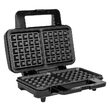Aparat pentru 2 Wafe, Teesa 1000 W, Termostat, Placi neaderente, placa 285 x 152 mm