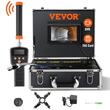 Camera inspectie endoscop cu Locator 512 Hz, Vevor Profesional, Monitor color HD 7”, Lungime 30 m, IP68, 12xLed, pentru conducte