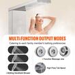 Panou dus hidromasaj, Inox Argintiu, 6 functii, Led, 1345 × 200 × 460 mm, 4 jeturi masaj corporal, Led