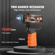 Cheie de impact pneumatica, 3/8 inch, cuplu 637 Nm, 8 Bar, Aluminiu, 10000 rpm, consum aer 128 l/min
