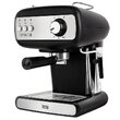 Espressor manual 15 bar, cappuccino, 850W, rezervor apa 1.2 l, Negru