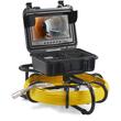 Camera inspectie endoscop Vevor Profesional, Monitor mare color HD 9”, Lungime 70 m, IP68, 12xLed, pentru conducte