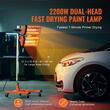 Lampa dubla cu infrarosu, stativ, pentru uscare vopsea, 2200 W, suprafata coacere 0.48 mp, 4 x roti, Cronometru