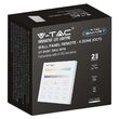 Controller banda led RGB si Alb, 4 x zone, 2 baterii AAA, Wi-Fi