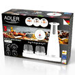 Rasnita electrica pentru condimente, Adler USB, 3 x recipient 150 ml, 75 g, Alb