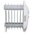 Mini Calorifer electric cu ulei, Alb, 7 elementi, Termostat reglabil, 800 W